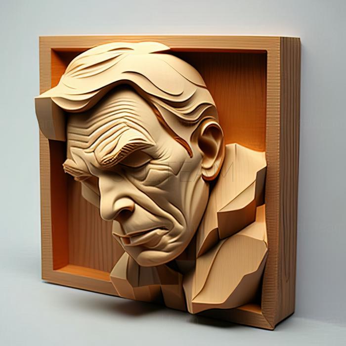 3D model Jeff Koons American artist (STL)